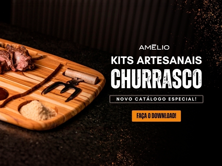 Preencha o formulário para fazer o download da coleção especial Kits churrasco Artesanais