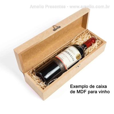 Vinho Português Convento da Vila na caixa de MDF