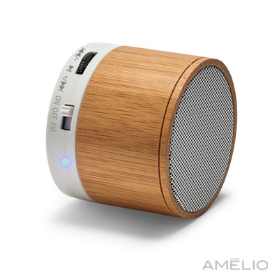 Caixa de Som Bambu Bluetooth