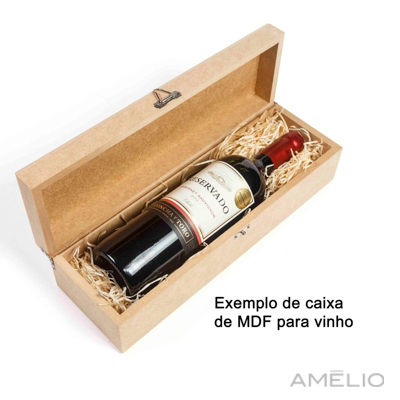 Vinho Português Terra de Xisto na caixa de MDF