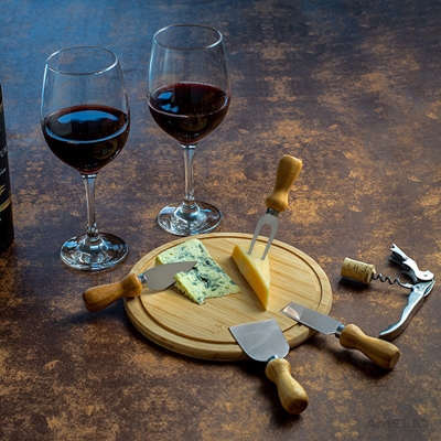 Kit para vinho e queijo
