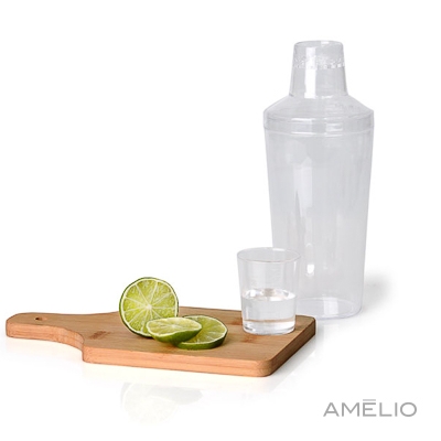 Kit Para Drinks C/ Coqueteleira - 3 Pçs