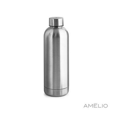 Squeeze inox com acabamento em mate metálico 550ml