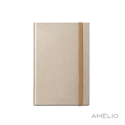 Caderno capa dura em papel à base de cana de açúcar