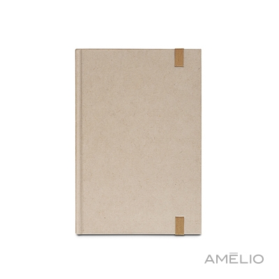Caderno capa dura em papel à base de cana de açúcar