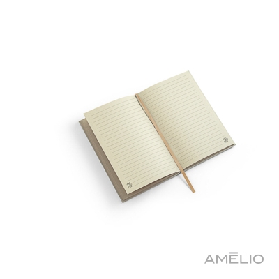 Caderno capa dura em papel à base de cana de açúcar