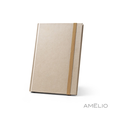 Caderno capa dura em papel à base de cana de açúcar