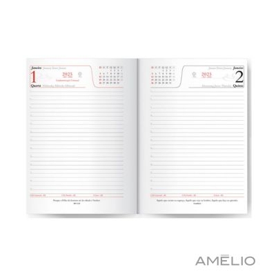 Agenda Lisa  com Costura