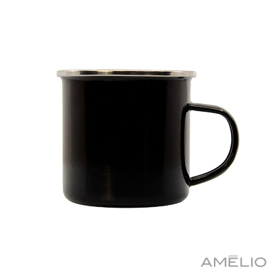 Caneca de metal esmaltado 350ml