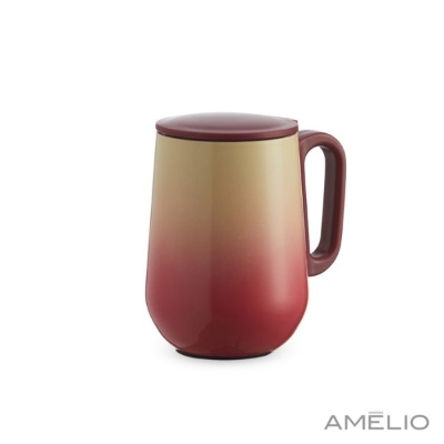Caneca Bicolor Parede Dupla 250 ml