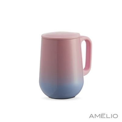 Caneca Bicolor Parede Dupla 250 ml