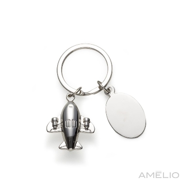 Chaveiro Metal Avião