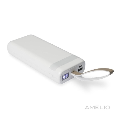 Power bank com lanterna e multissaídas