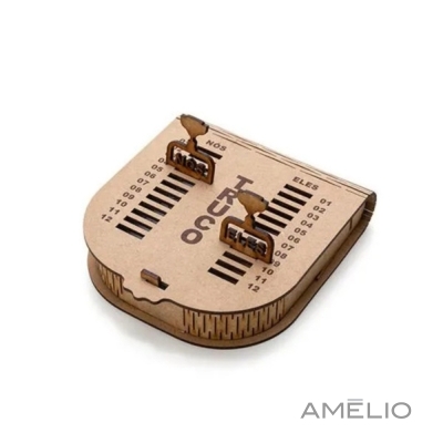 Kit Churrasco, Whisky e truco - 8 pçs