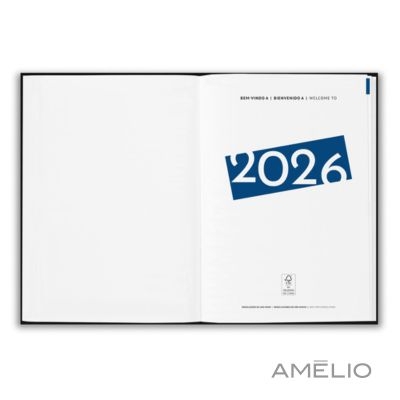 Agenda B5 em PET reciclado