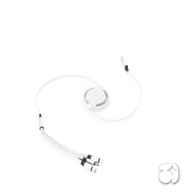 Cabo USB Retrátil 3 em 1