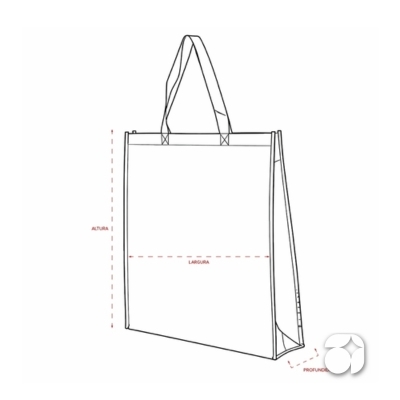 Sacola TNT Metalizado