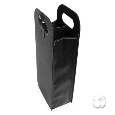 Porta-Vinho Duplo Couro Sintético