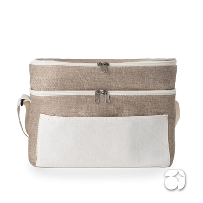 Bolsa Térmica em algodão e Juta 14L