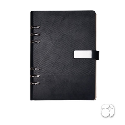 Caderno Fichário Couro Sintético