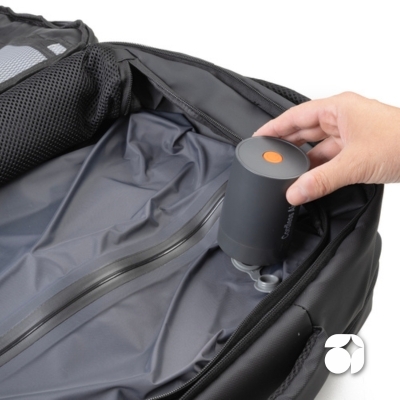 Mochila com Compartimento a Vácuo e Expansor