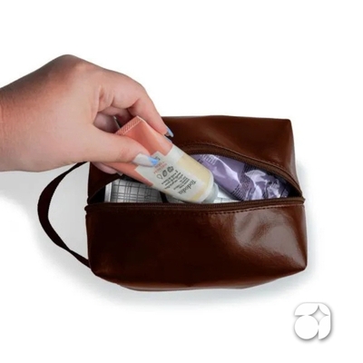 Necessaire C/ Alça Em Material Sintético