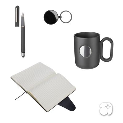 Kit Escritório com placas metálicas