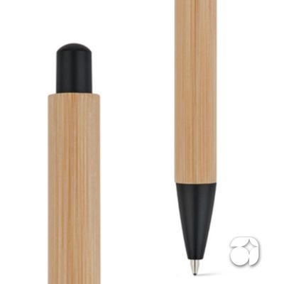 Caneta esferográfica em bambu