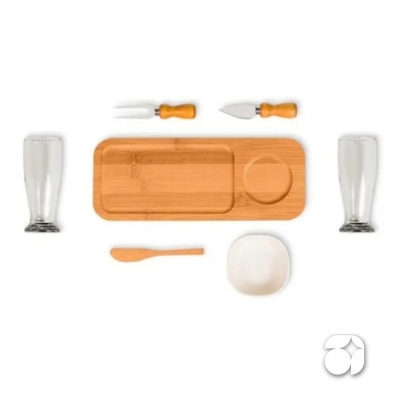 Kit petisco e cerveja (7 Peças)