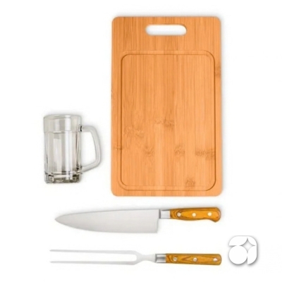 Kit premium para churrasco (5 peças)