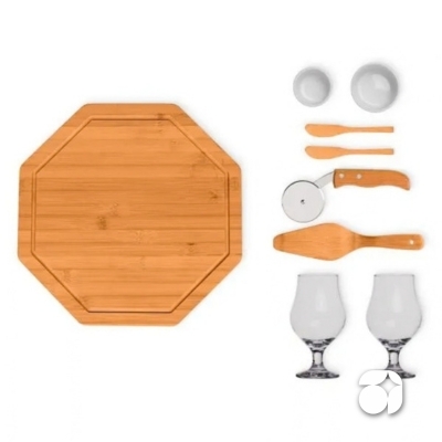 Kit para pizza e cerveja (9 Peças)